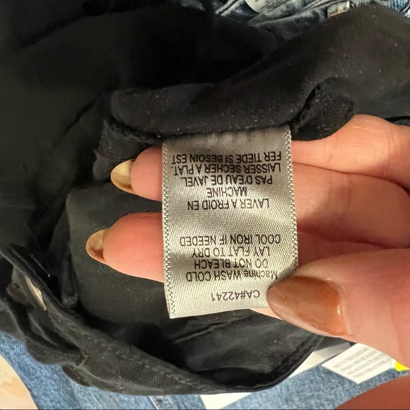 NWT Young, Fabulous & Broke (YFB) black cropped cargo/utility pants size small - Picture 9 of 11